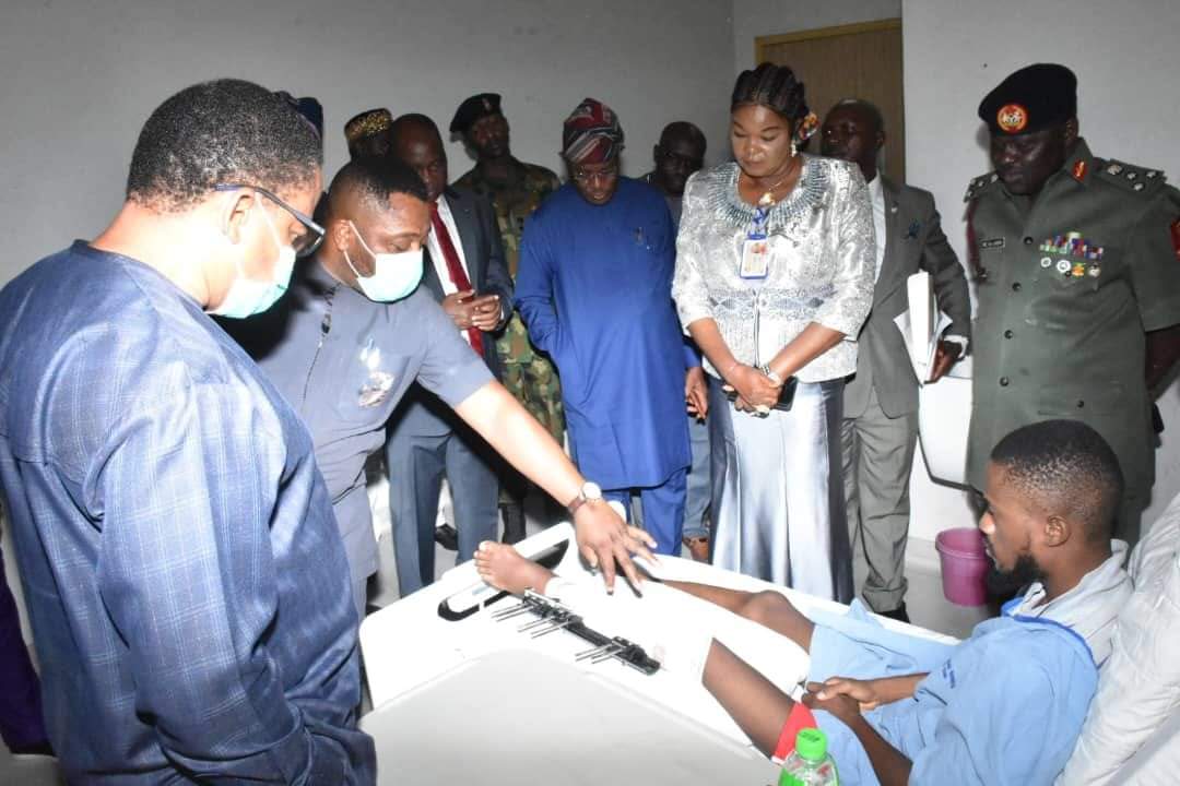 NYSC DG Visits Hospitalized Corps Member In Uyo